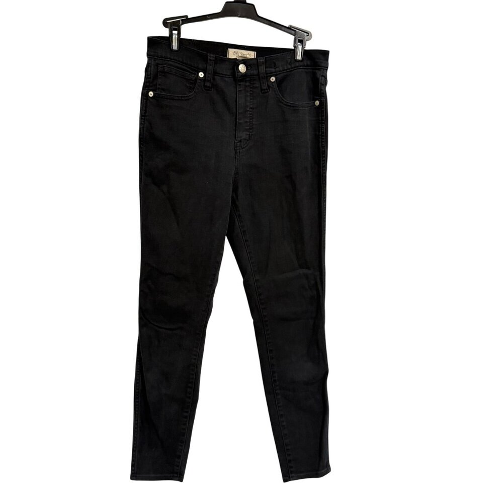Madewell 10" High-Rise Skinny Black Jeans Size 28